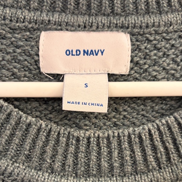 Old Navy Olive Knit Pullover - Picture 2 of 4